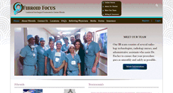 Desktop Screenshot of fibroidfocus.com